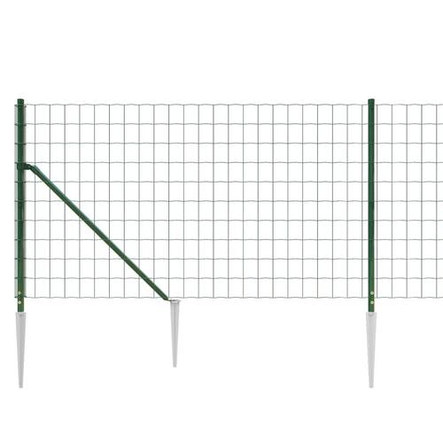 Trådhegn med jordspyd 0,8x10 m grøn
