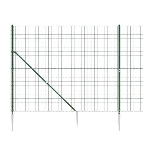 Trådhegn med jordspyd 2,2x25 m grøn