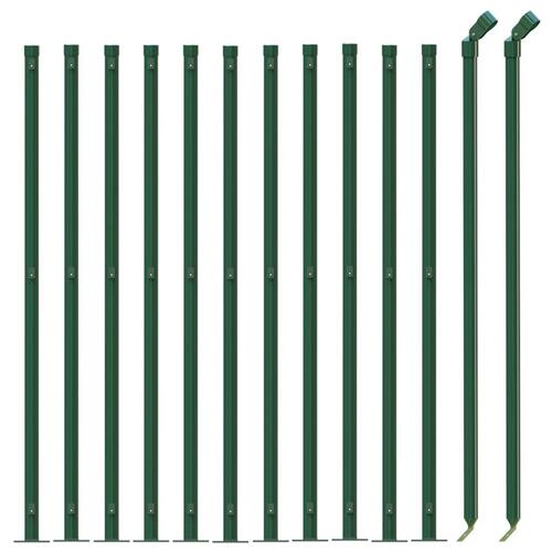 Trådhegn med flange 0,8x25 m grøn
