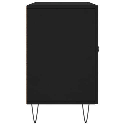 Skænk 100x36x60 cm konstrueret træ sort