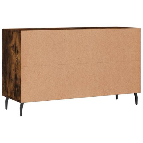 Skænk 100x36x60 cm konstrueret træ røget egetræsfarve