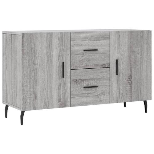 Skænk 100x36x60 cm konstrueret træ grå sonoma-eg