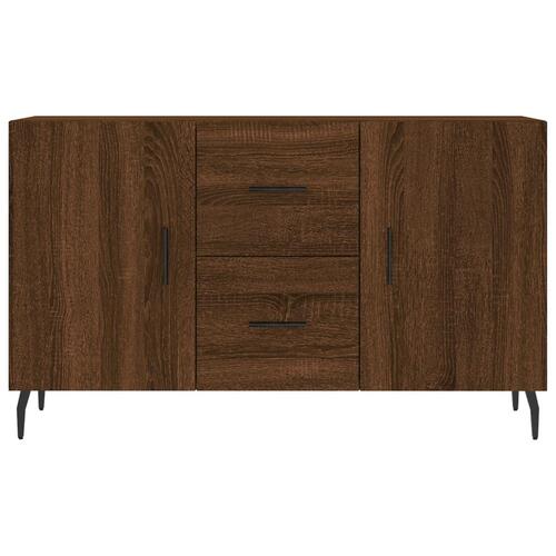 Skænk 100x36x60 cm konstrueret træ brun egetræsfarve