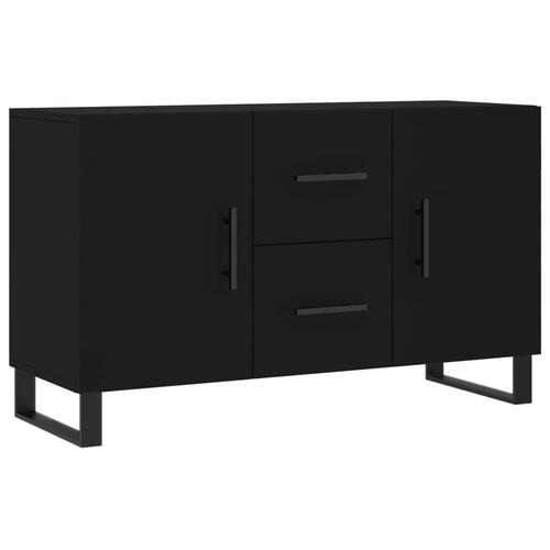 Skænk 100x36x60 cm konstrueret træ sort