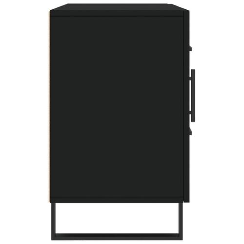 Skænk 100x36x60 cm konstrueret træ sort