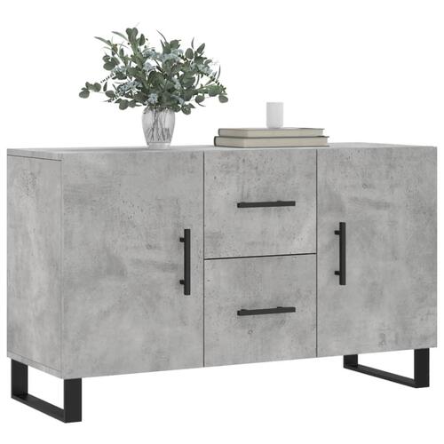 Skænk 100x36x60 cm konstrueret træ betongrå