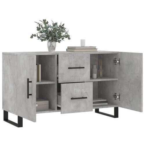 Skænk 100x36x60 cm konstrueret træ betongrå