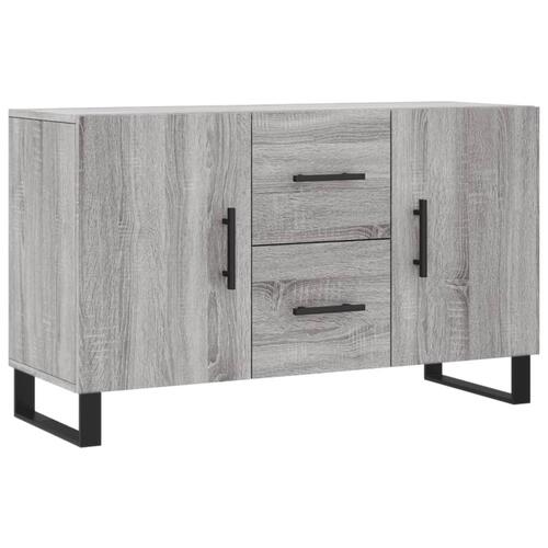 Skænk 100x36x60 cm konstrueret træ grå sonoma-eg