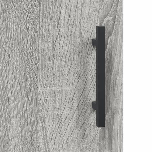 Skænk 100x36x60 cm konstrueret træ grå sonoma-eg