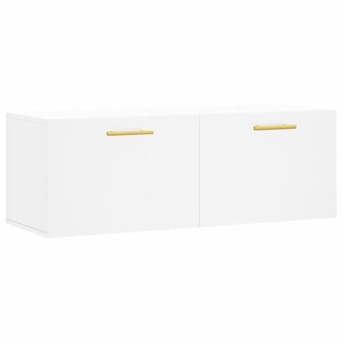 Vægskab 100x36,5x35 cm konstrueret træ hvid