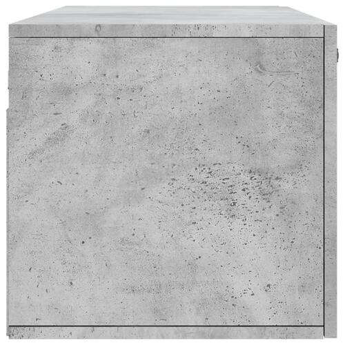 Vægskab 100x36,5x35 cm konstrueret træ betongrå