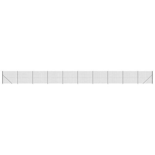 Trådhegn med flange 1,6x25 m antracitgrå