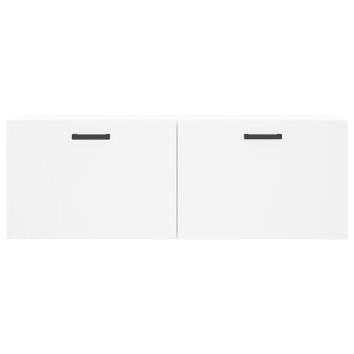 Vægskab 100x36,5x35 cm konstrueret træ hvid