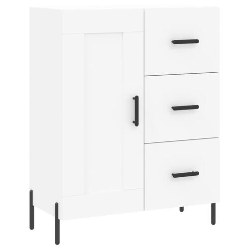 Skænk 69,5x34x90 cm konstrueret træ hvid