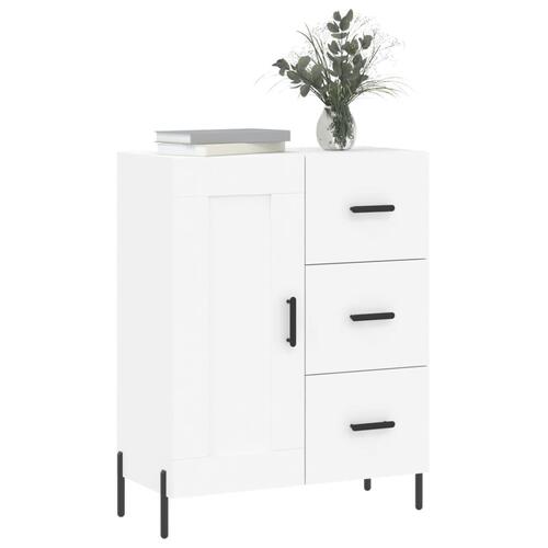 Skænk 69,5x34x90 cm konstrueret træ hvid