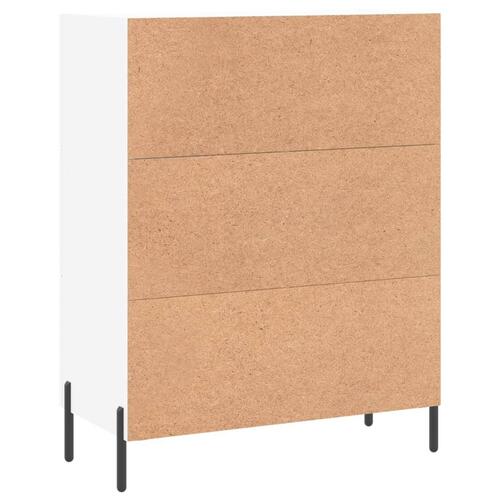 Skænk 69,5x34x90 cm konstrueret træ hvid