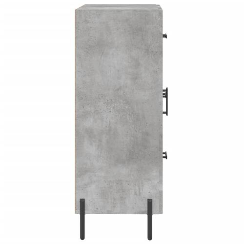 Skænk 69,5x34x90 cm konstrueret træ betongrå