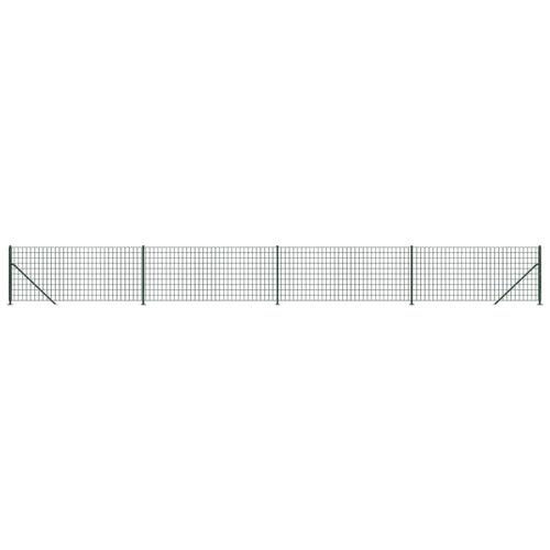 Trådhegn med flange 1,1x10 m grøn