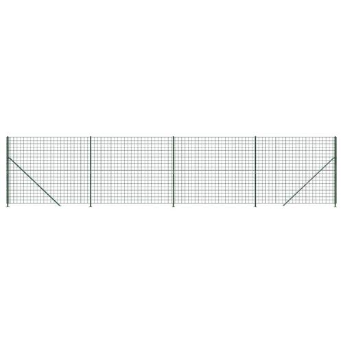 Trådhegn med flange 1,6x10 m grøn