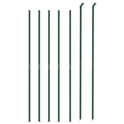 Trådhegn med flange 1,6x10 m grøn
