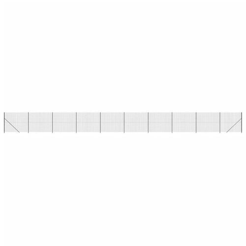 Trådhegn med flange 1,4x25 m antracitgrå