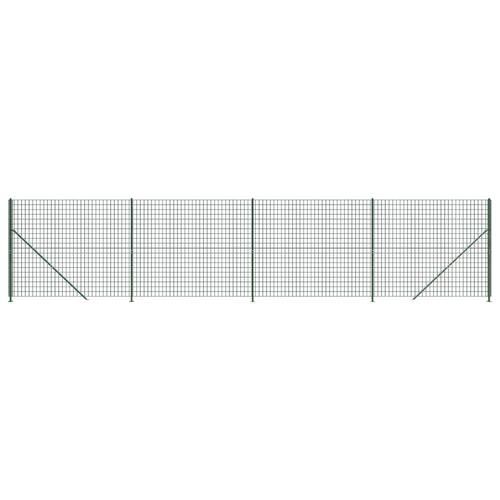 Trådhegn med flange 1,6x10 m grøn