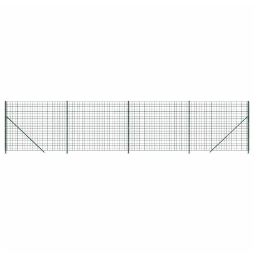 Trådhegn med flange 1,4x10 m grøn