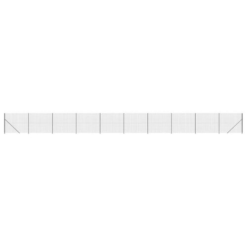 Trådhegn med flange 1,4x25 m antracitgrå