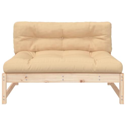 Midtermodul til sofa 120x80 cm massivt fyrretræ