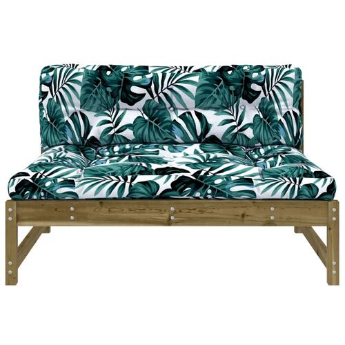 Midtermodul til sofa 120x80 cm imprægneret fyrretræ