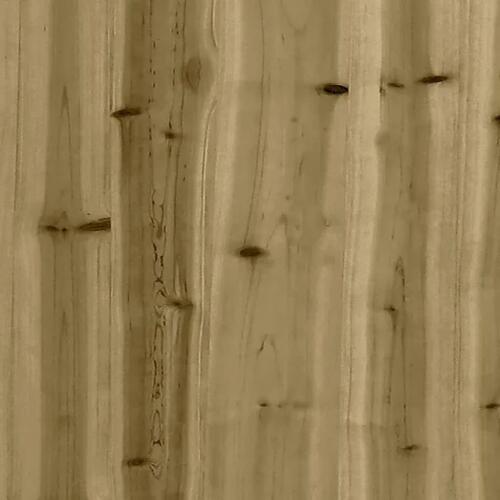 Midtermodul til sofa 120x80 cm imprægneret fyrretræ