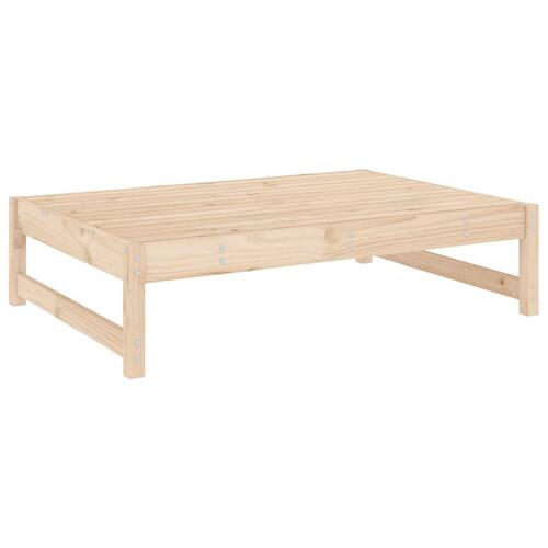 Udendørs fodskammel 120x80 cm massivt fyrretræ