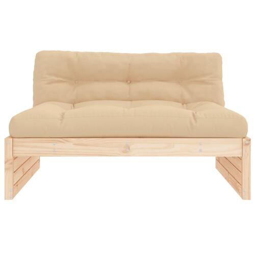 Midtermodul til sofa 120x80 cm massivt fyrretræ