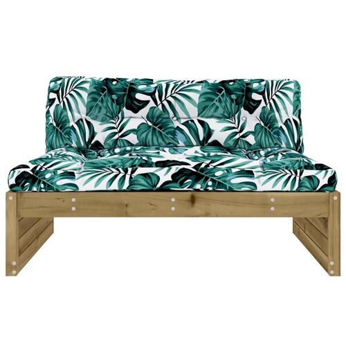 Midtermodul til sofa 120x80 cm imprægneret fyrretræ
