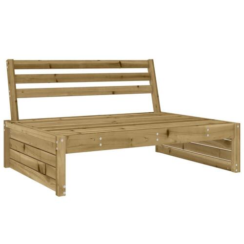 Midtermodul til sofa 120x80 cm imprægneret fyrretræ