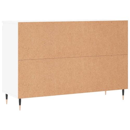Skænk 104x35x70 cm konstrueret træ hvid