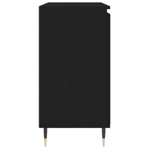 Skænk 104x35x70 cm konstrueret træ sort