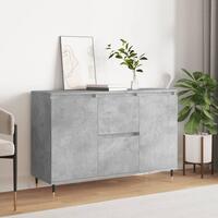 Skænk 104x35x70 cm konstrueret træ betongrå