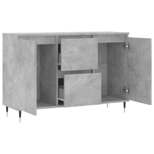 Skænk 104x35x70 cm konstrueret træ betongrå