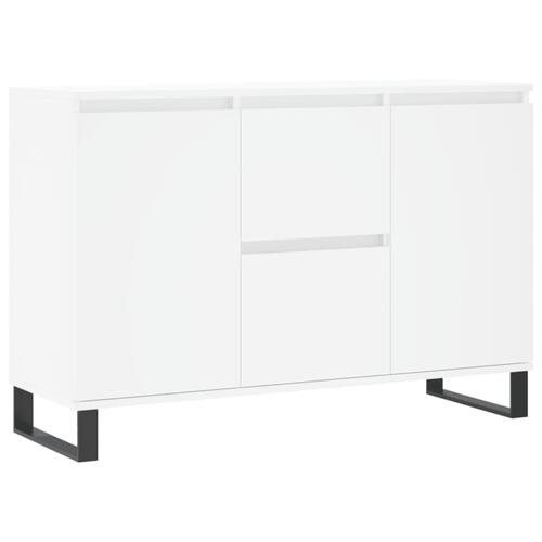 Skænk 104x35x70 cm konstrueret træ hvid