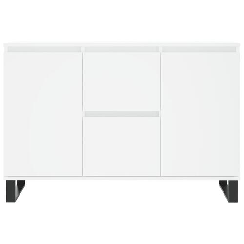 Skænk 104x35x70 cm konstrueret træ hvid