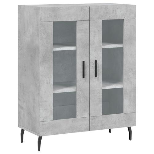 Skænk 69,5x34x90 cm konstrueret træ betongrå