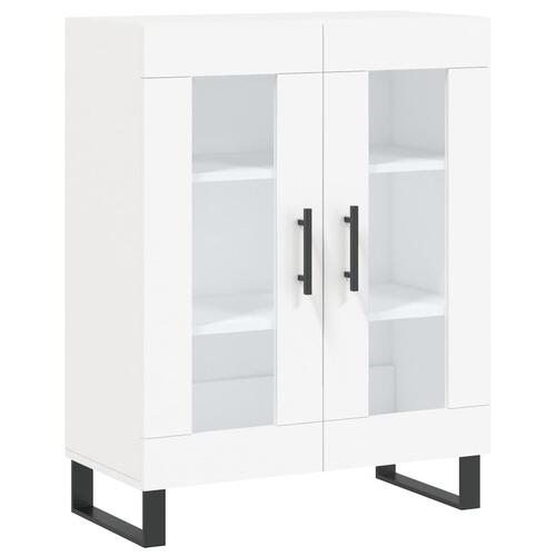 Skænk 69,5x34x90 cm konstrueret træ hvid