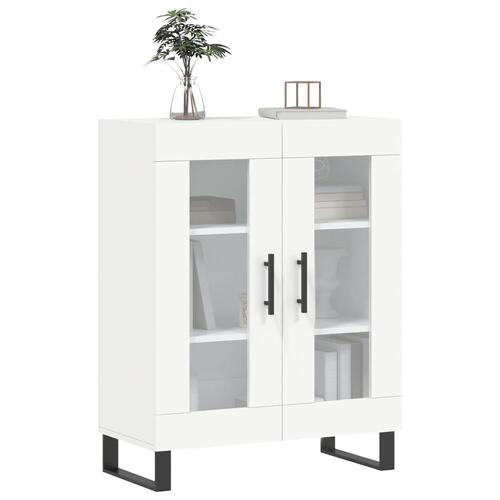 Skænk 69,5x34x90 cm konstrueret træ hvid