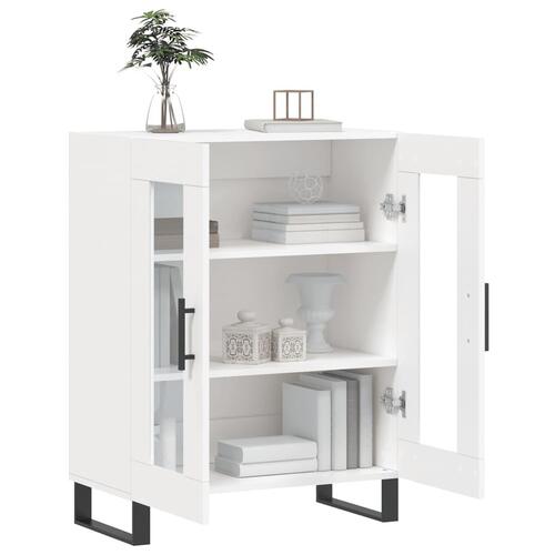 Skænk 69,5x34x90 cm konstrueret træ hvid