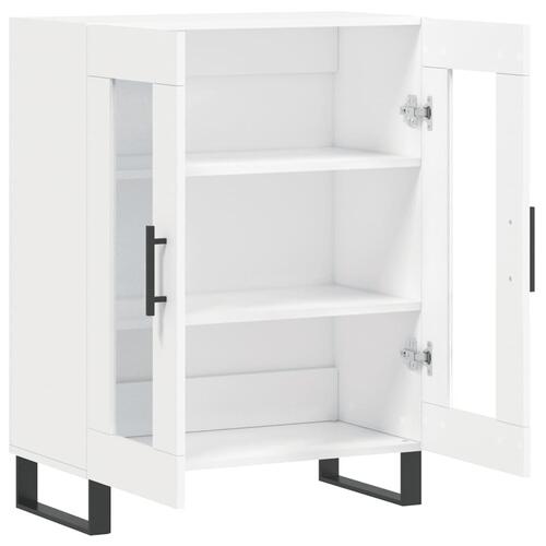 Skænk 69,5x34x90 cm konstrueret træ hvid