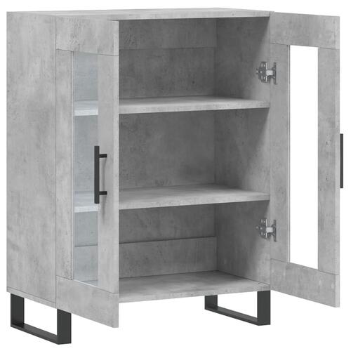 Skænk 69,5x34x90 cm konstrueret træ betongrå
