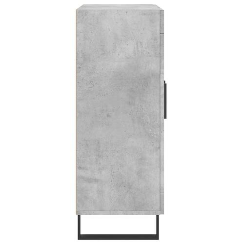 Skænk 69,5x34x90 cm konstrueret træ betongrå