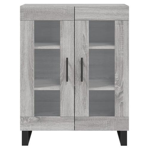 Skænk 69,5x34x90 cm konstrueret træ grå sonoma-eg