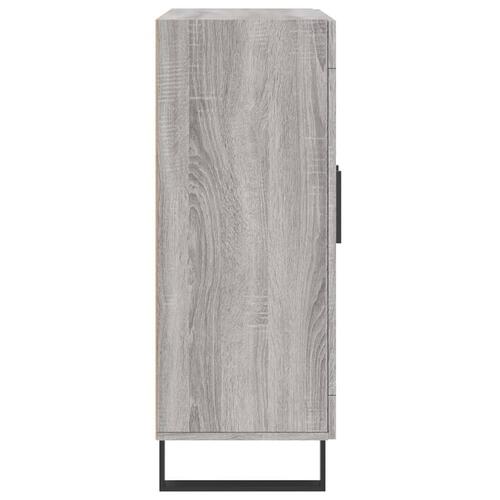 Skænk 69,5x34x90 cm konstrueret træ grå sonoma-eg